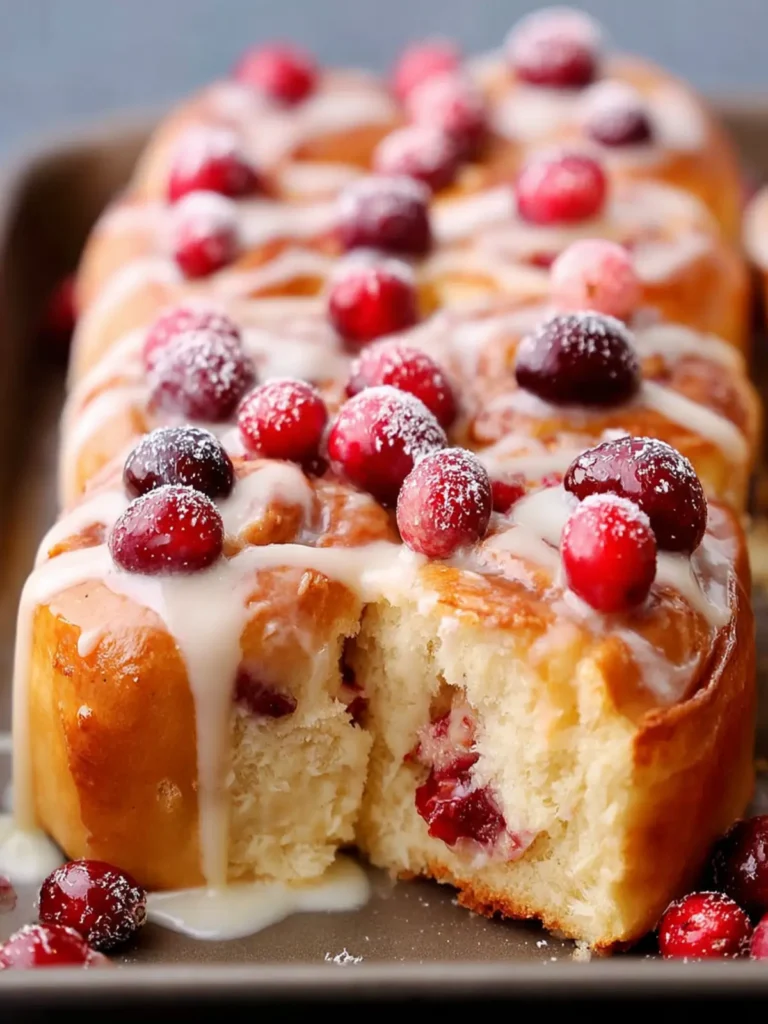 Cranberry Orange Rolls First Image