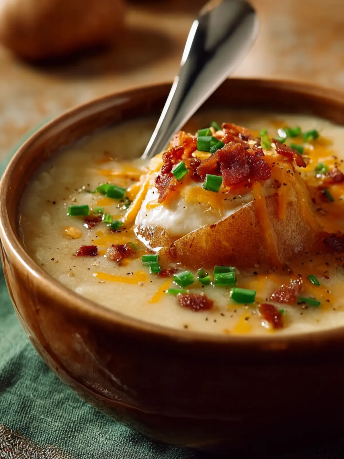 Baked Potato Soup: Discover the Creamy Comfort Recipe! First Image