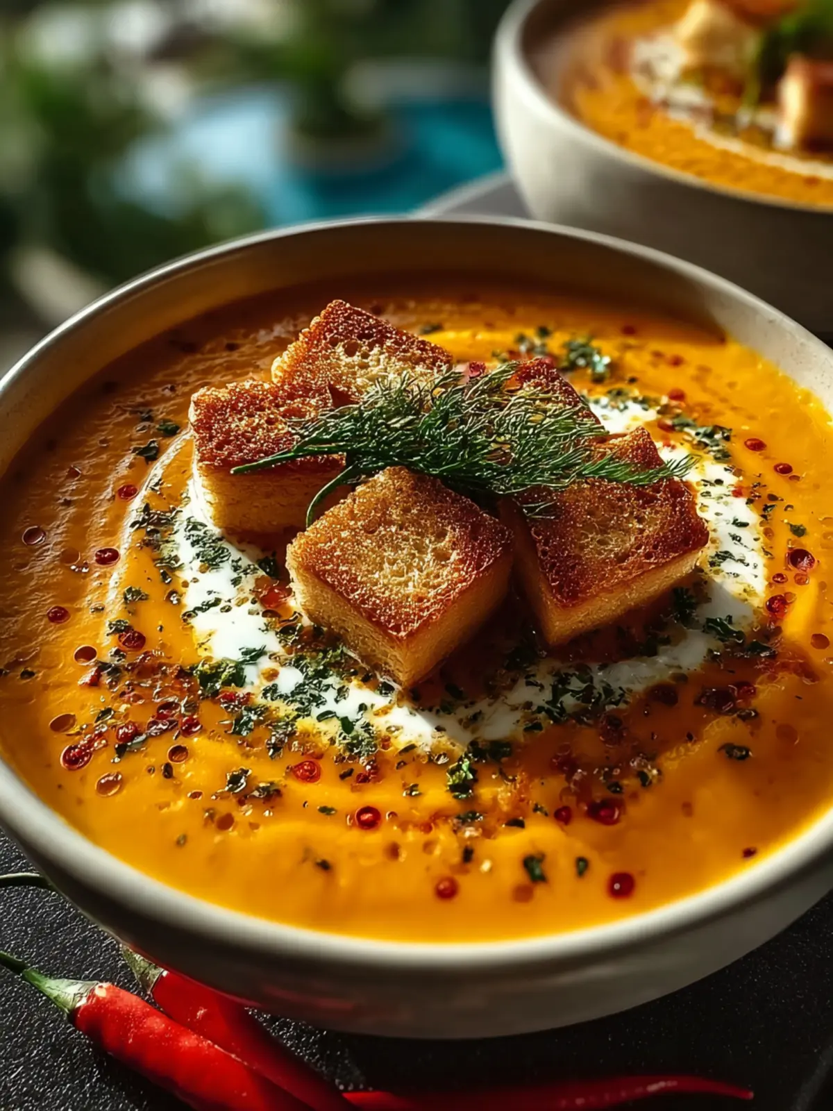 Spicy Pumpkin Soup First Image