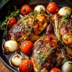 Irresistible One Pan Balsamic Chicken for Dinner Bliss First Image