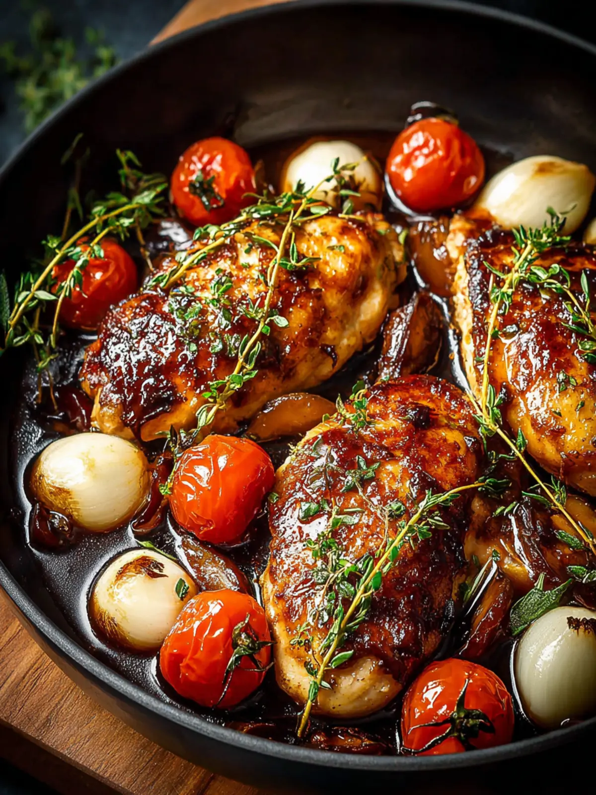 Irresistible One Pan Balsamic Chicken for Dinner Bliss First Image