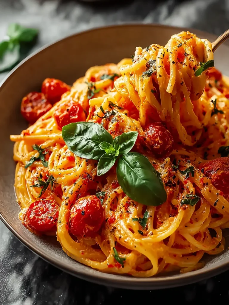 Creamy Tomato Garlic Pasta: Easy & Delicious Weeknight Dinner First Image