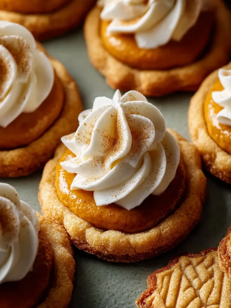 Delicious Pumpkin Pie Cookies Recipe for Fall Treats First Image