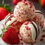 Strawberry Cheesecake Protein Balls First Image