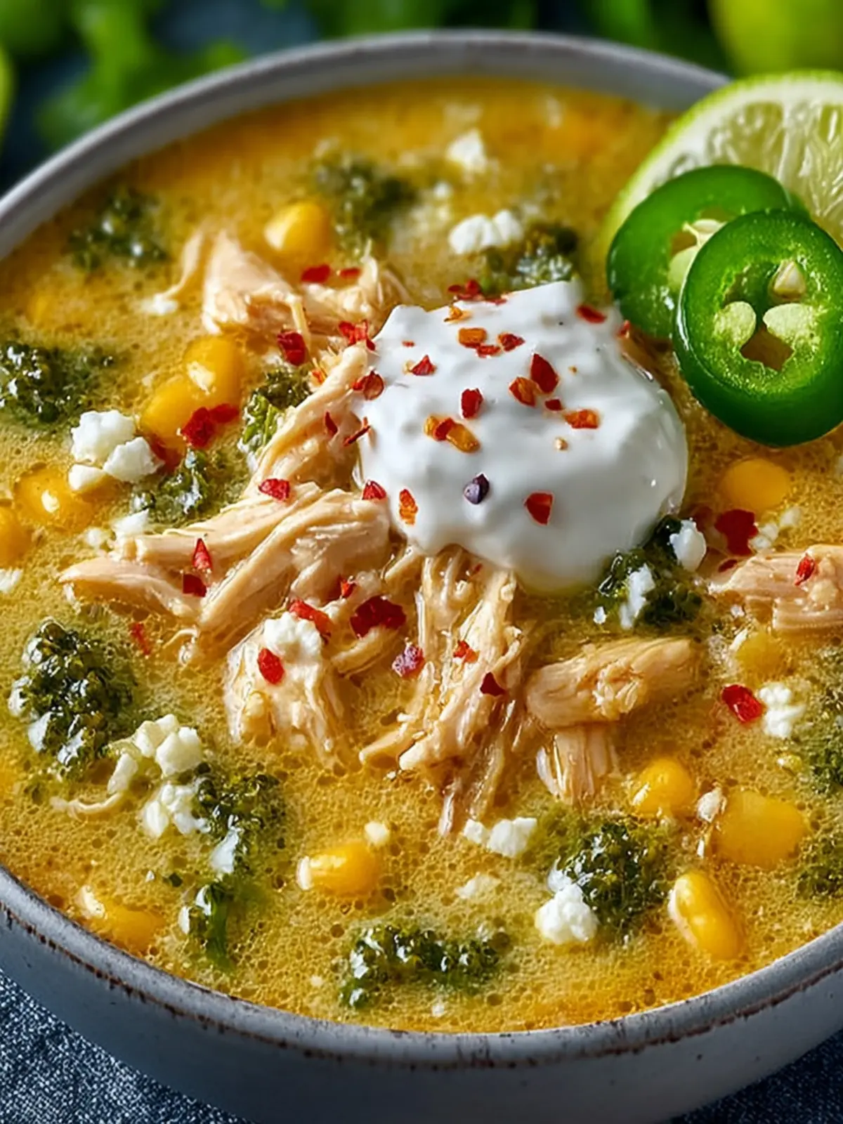 Creamy Green Chicken Chili First Image