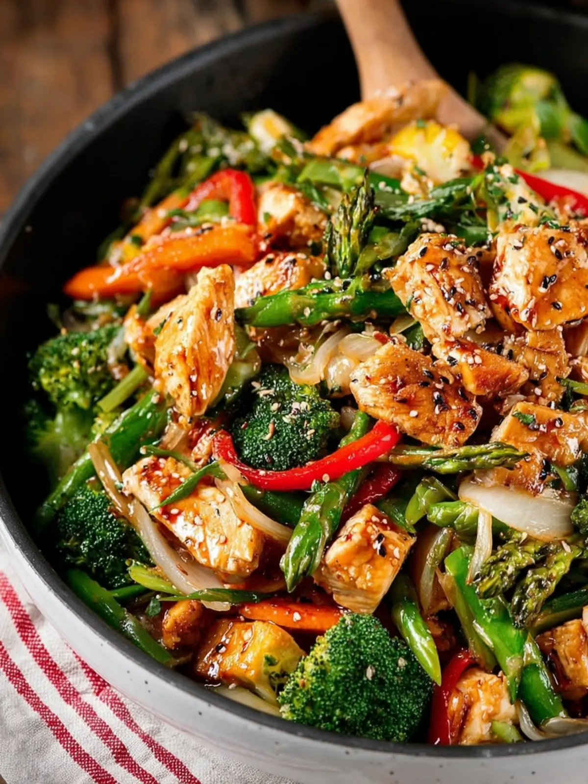 Rotisserie Chicken Stir Fry (15-Minute Dinner) First Image