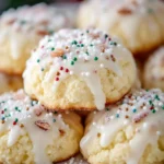 Soft Almond Sprinkle Cookies For The Holidays First Image