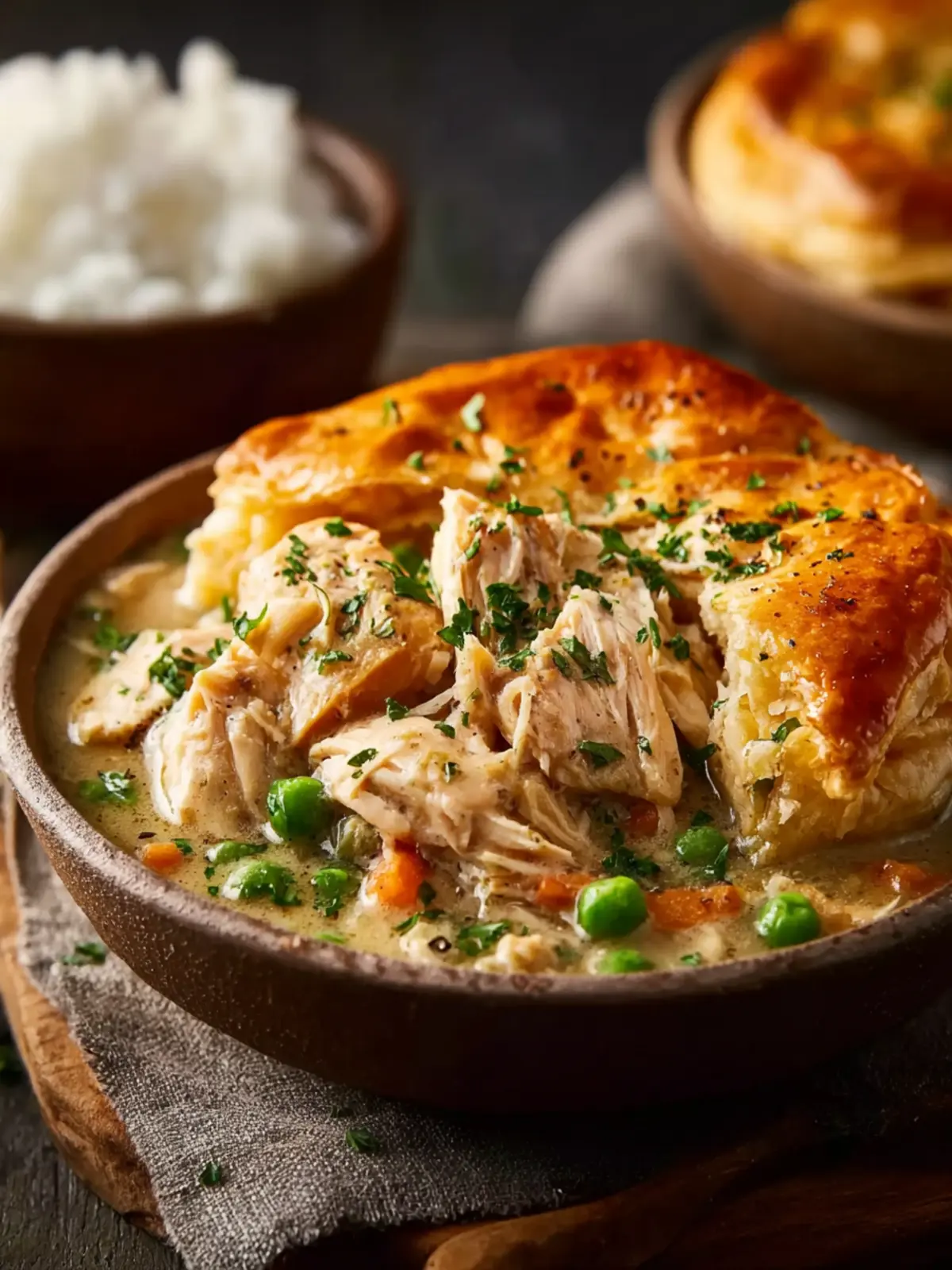 Easy Slow Cooker Chicken Pot Pie First Image