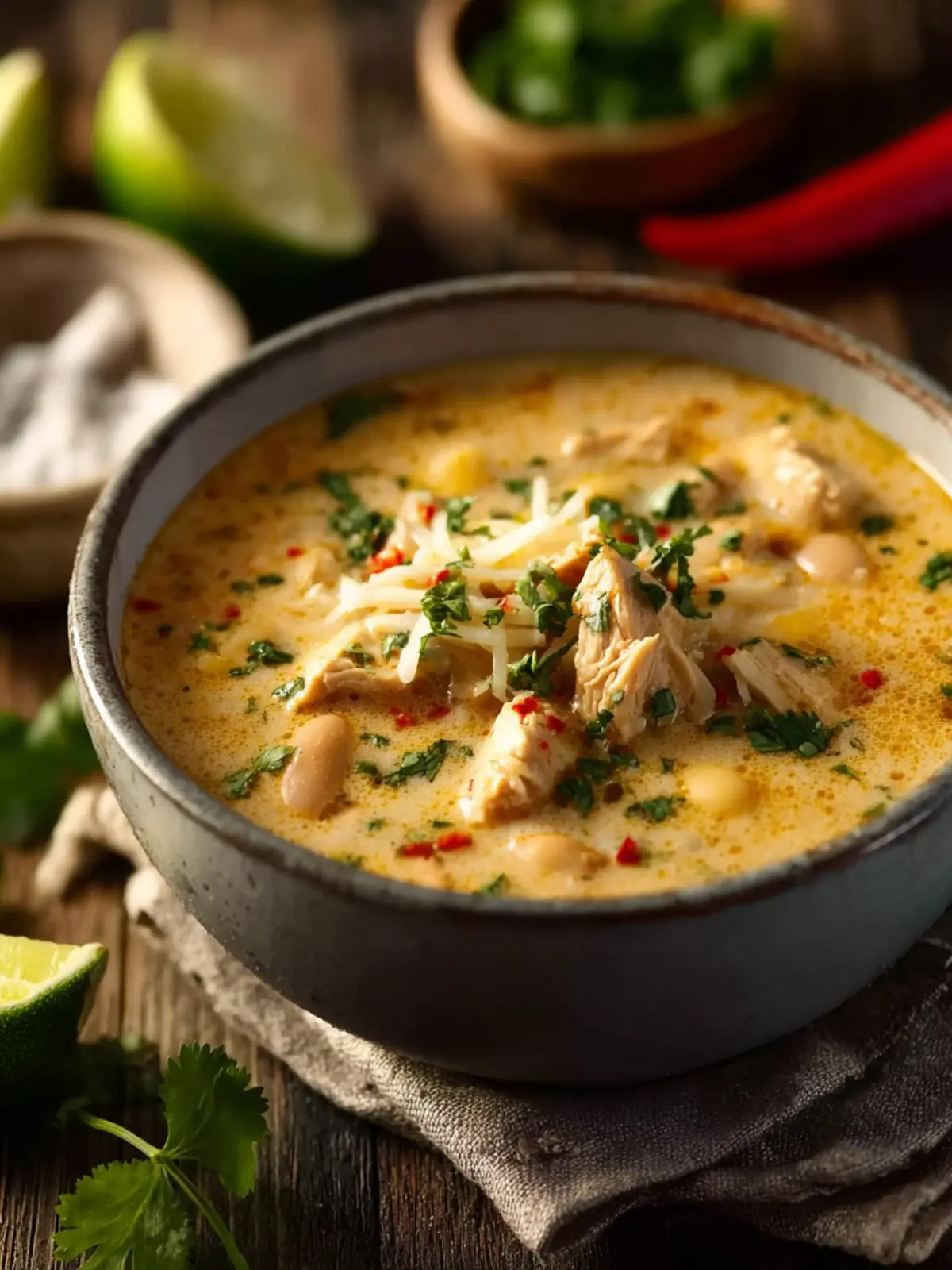Creamy White Chicken Chili First Image
