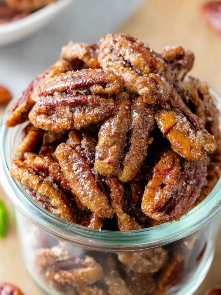 Easy Candied Pecans Recipe First Image