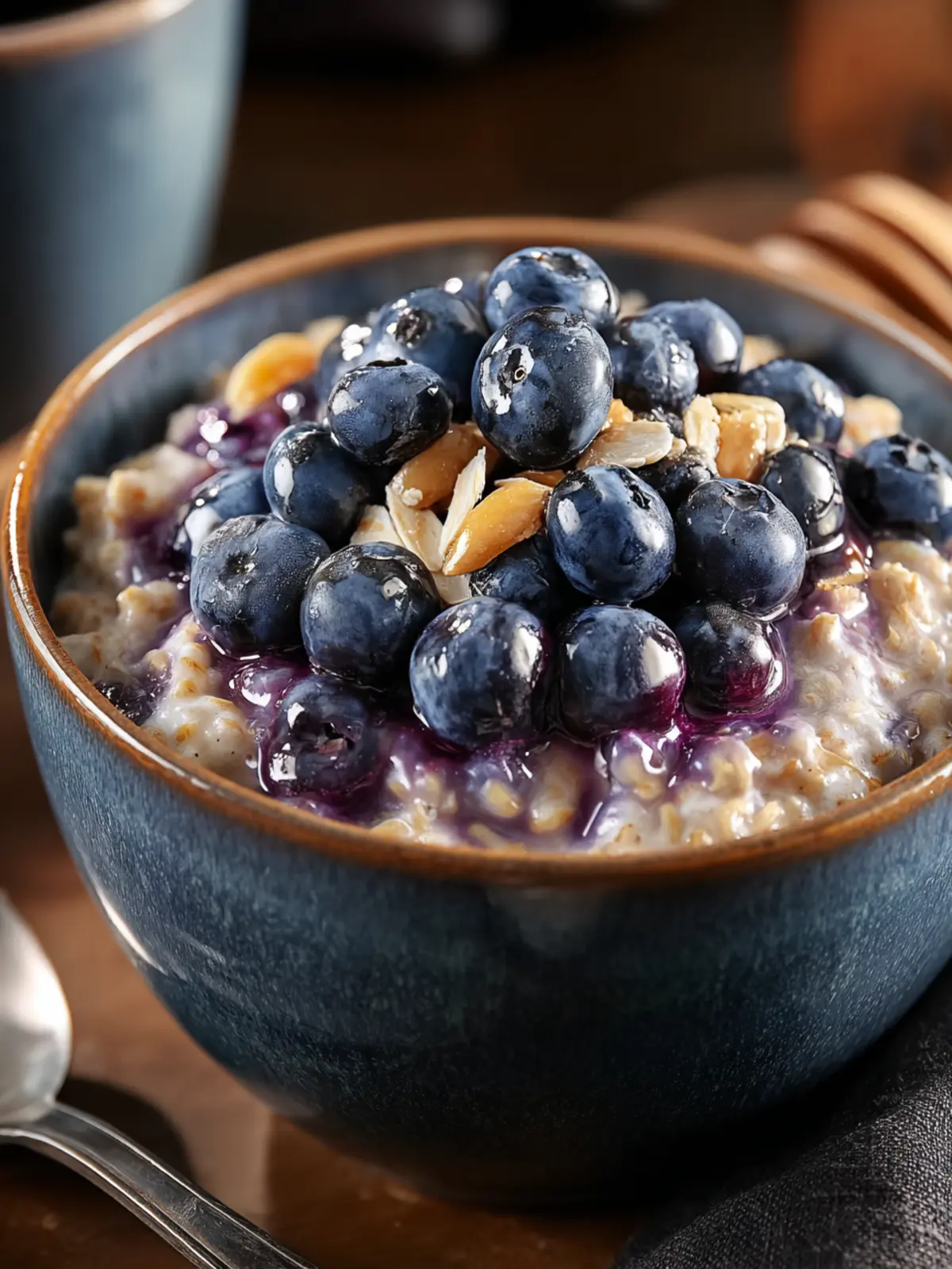 Blueberry Crockpot Oatmeal First Image