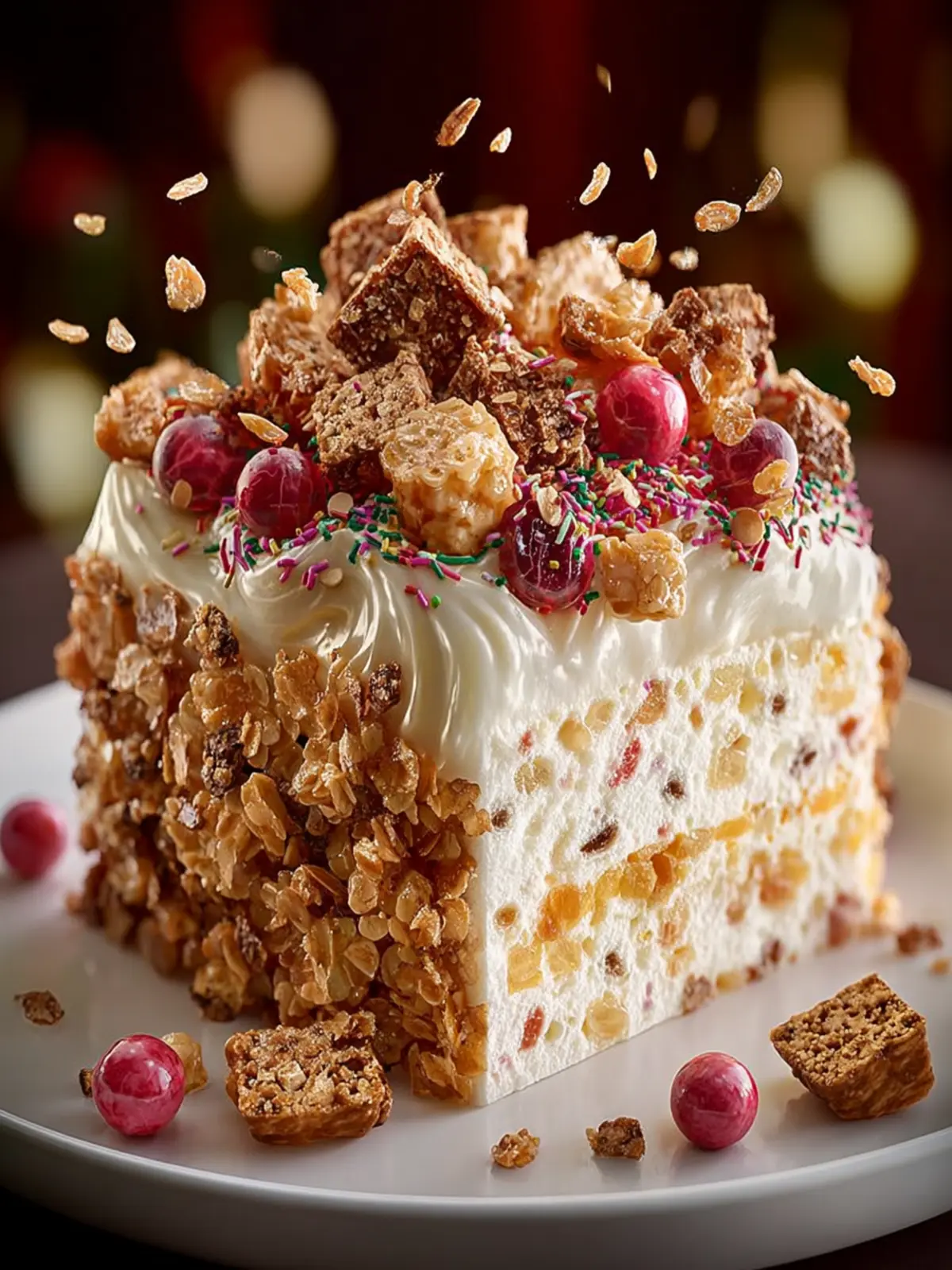 Irresistible Christmas Crunch Cake Recipe for the Holidays First Image