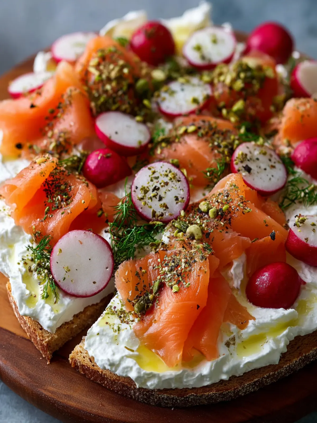 Labneh Platter with Smoked Salmon, Radishes & Za’atar First Image