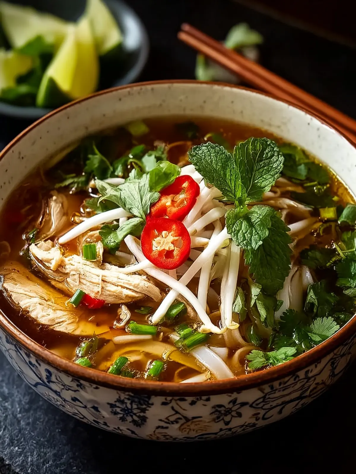 Easy Pho Recipe (Chicken): An Incredible Ultimate Dish for 4 First Image
