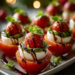 Festive Christmas Mini Caprese Salad Cups Recipe to Impress First Image