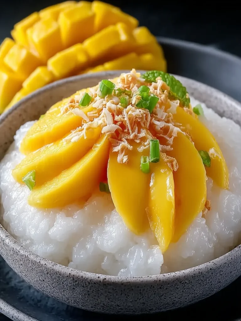 Mango Sticky Rice: An Amazing Ultimate Recipe for 5-Star Flavor First Image