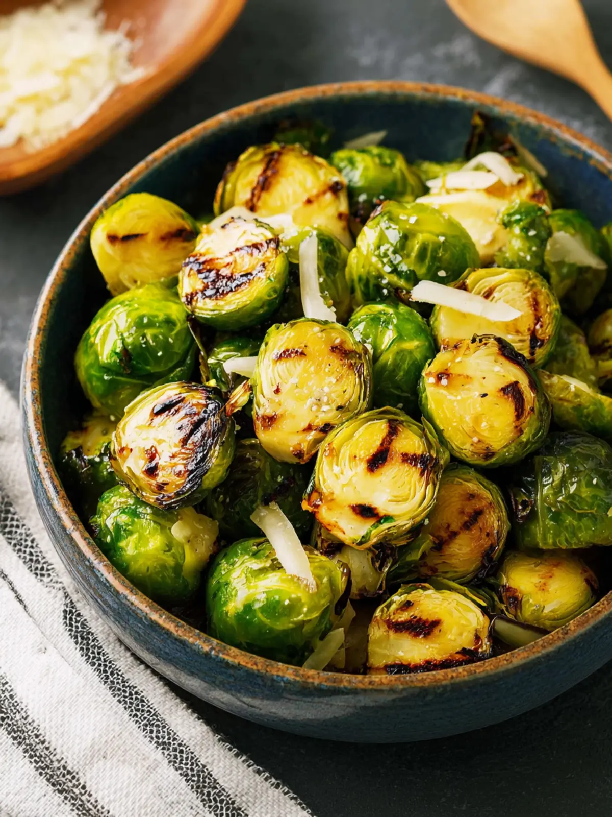 Air Fryer Crispy Brussels Sprouts First Image
