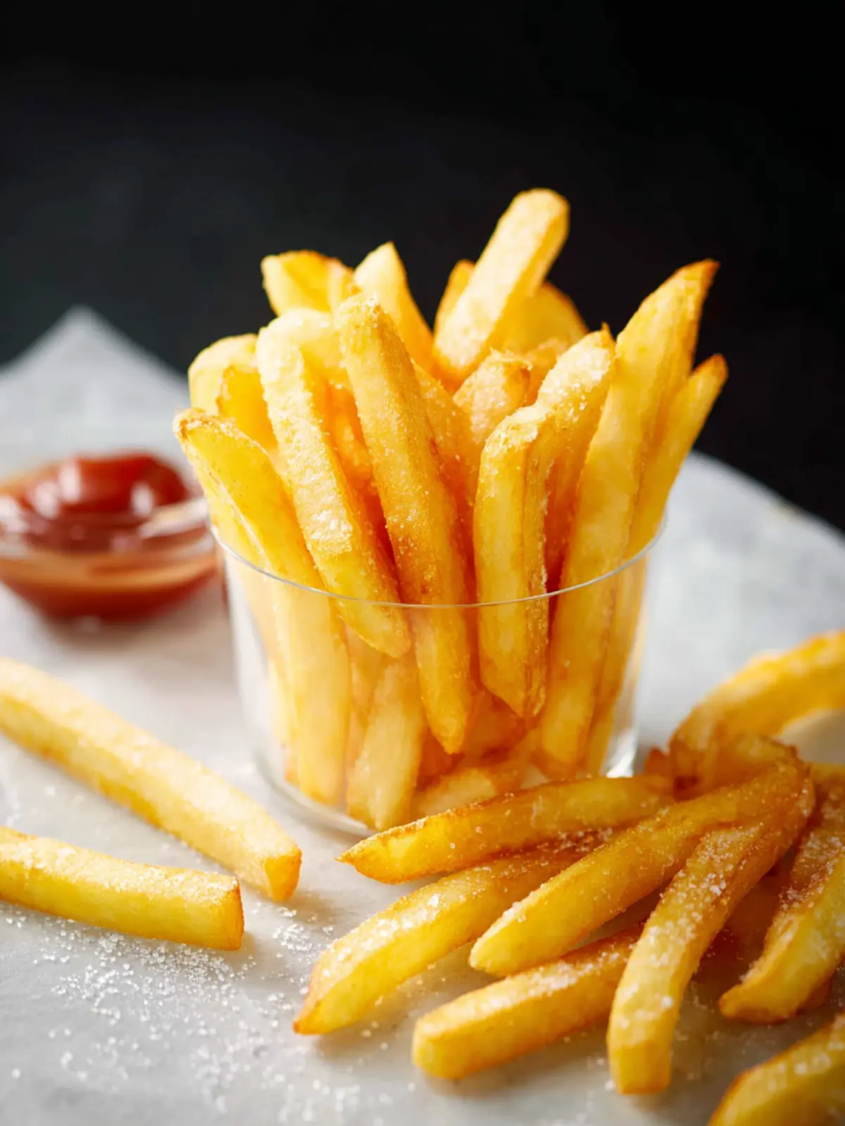 Air Fryer Crispy Frozen French Fries First Image
