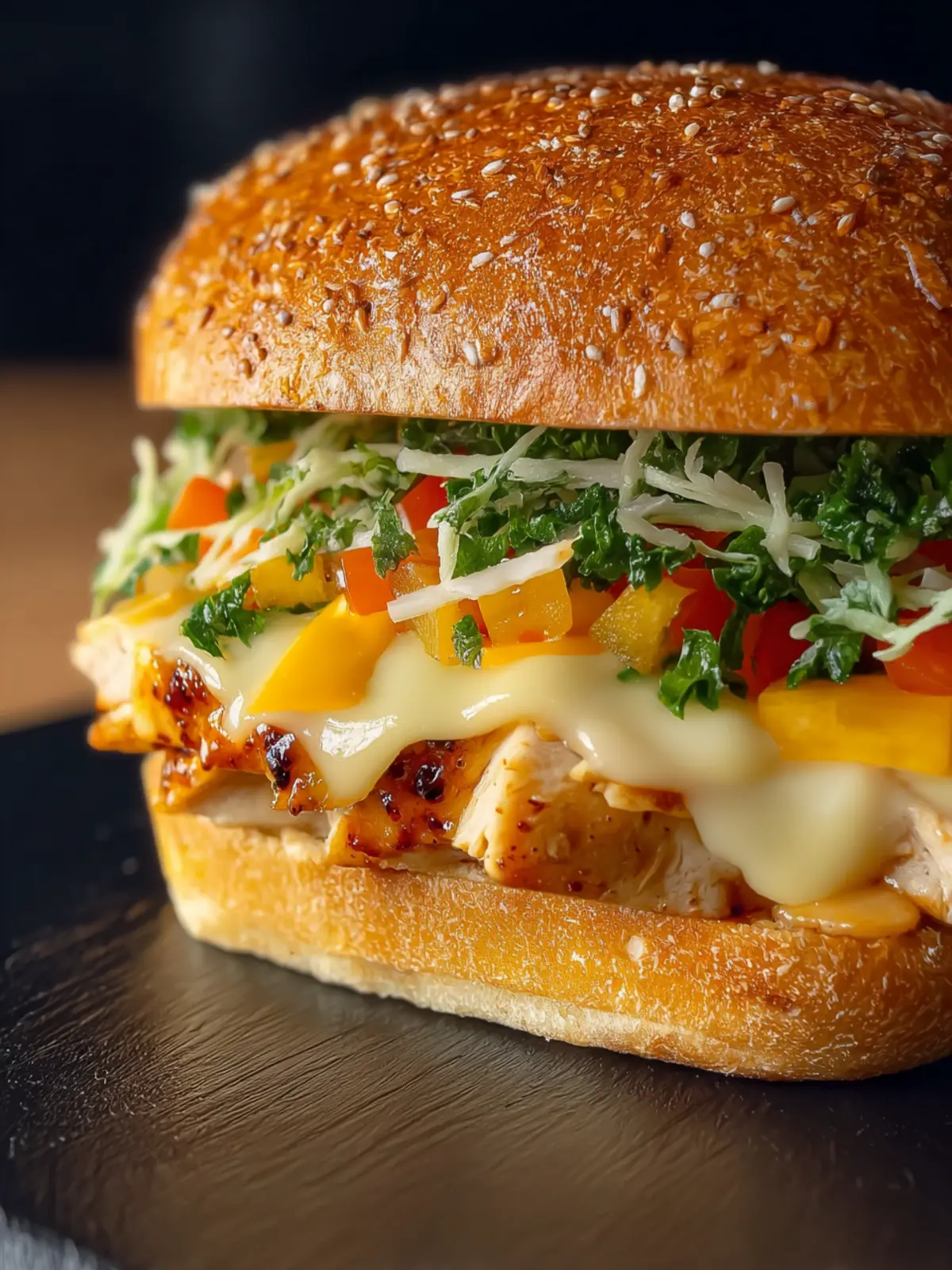 Cheese Chicken Sandwich First Image