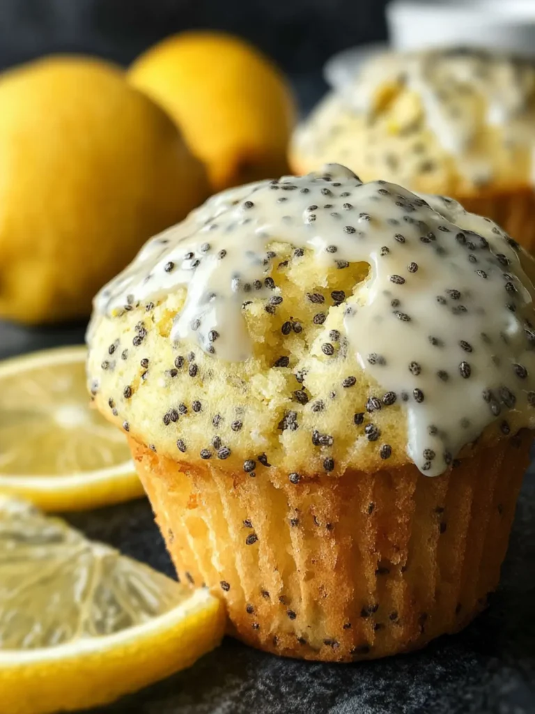 Coconut Lemon Poppyseed Muffins First Image