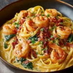 Creamy Sun-Dried Tomato Shrimp Pasta First Image