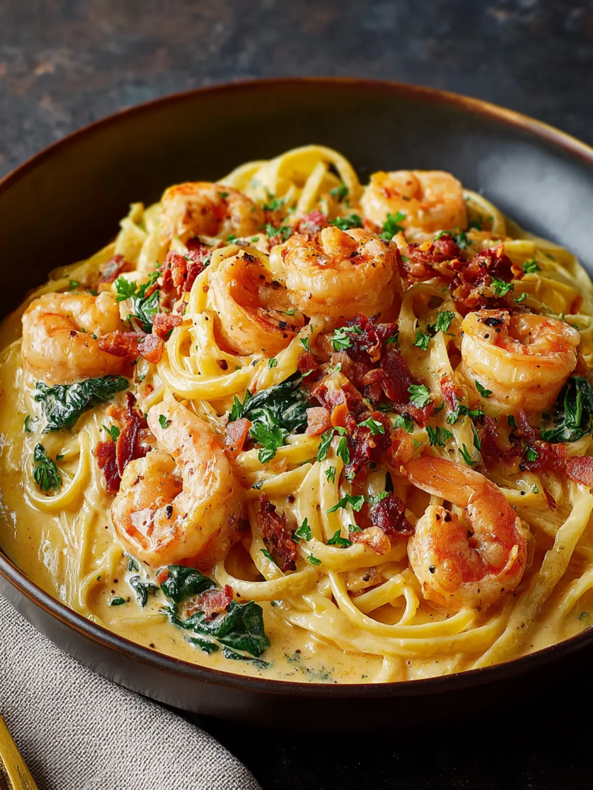 Creamy Sun-Dried Tomato Shrimp Pasta First Image