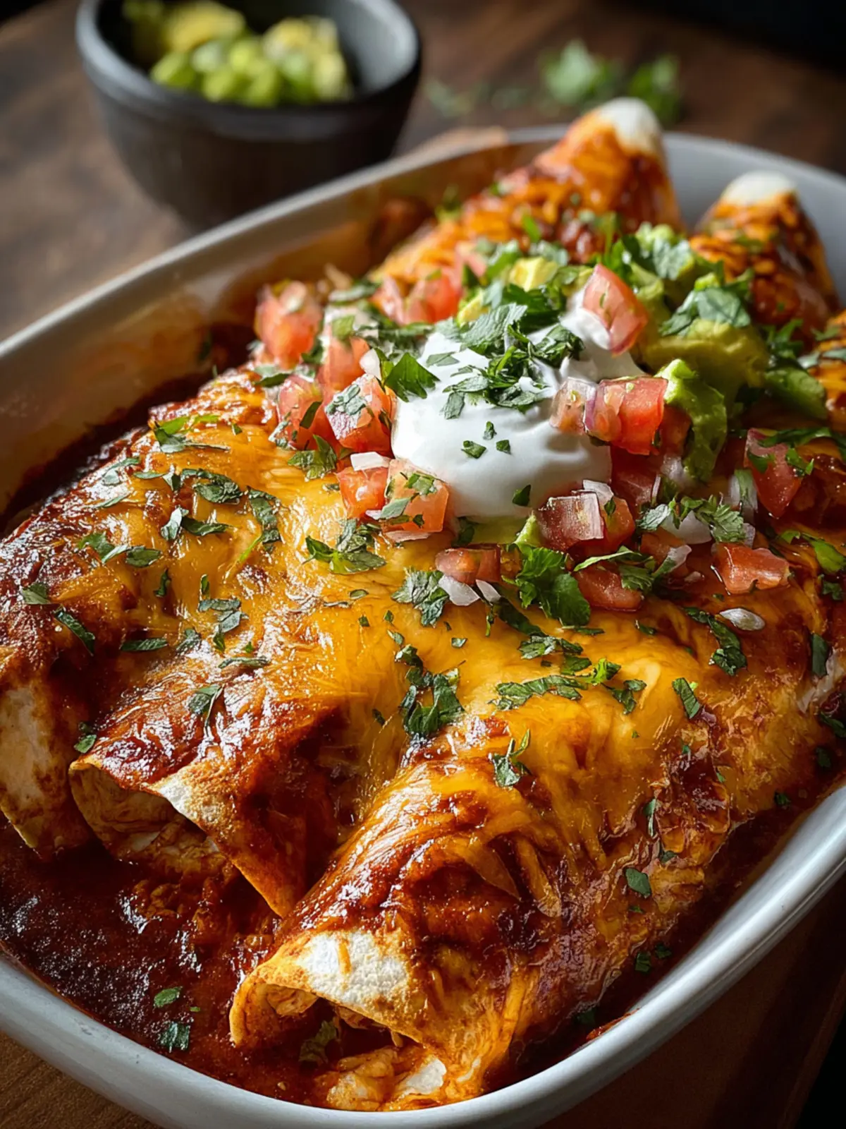 Easy Chicken Enchiladas First Image