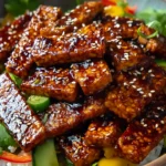 Irresistible Balsamic Miso Glazed Tempeh Recipe Delight First Image