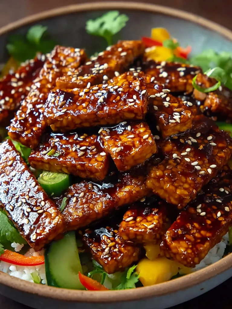 Irresistible Balsamic Miso Glazed Tempeh Recipe Delight First Image