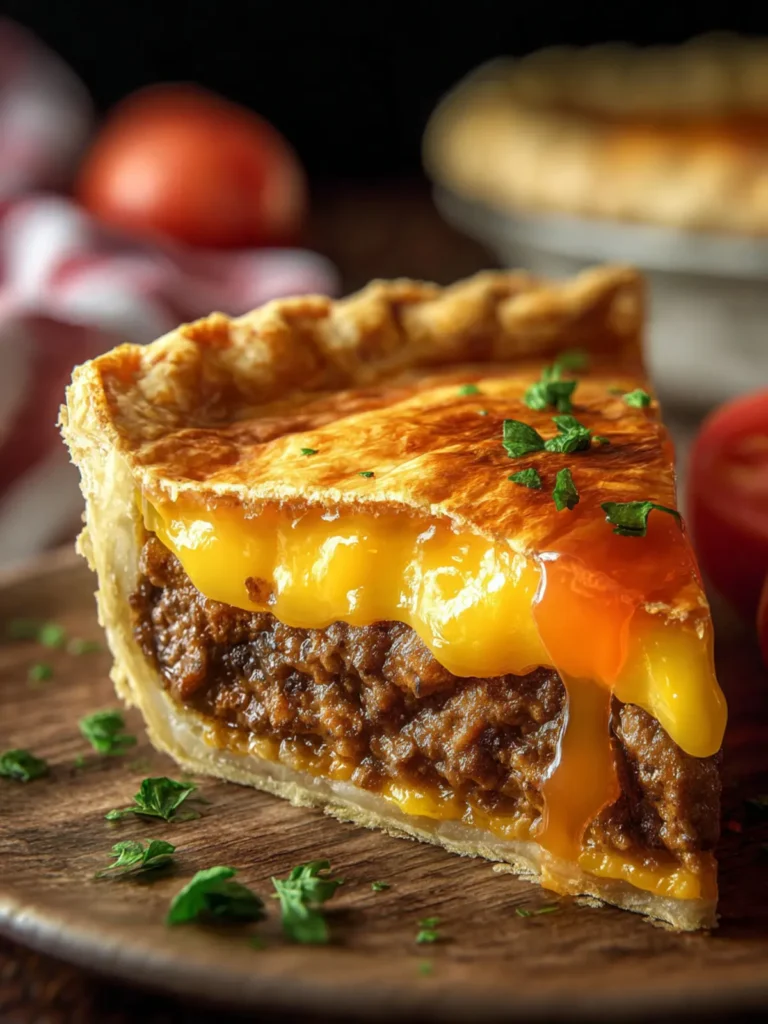 Irresistible Cheeseburger Pie: A Comforting Delight First Image