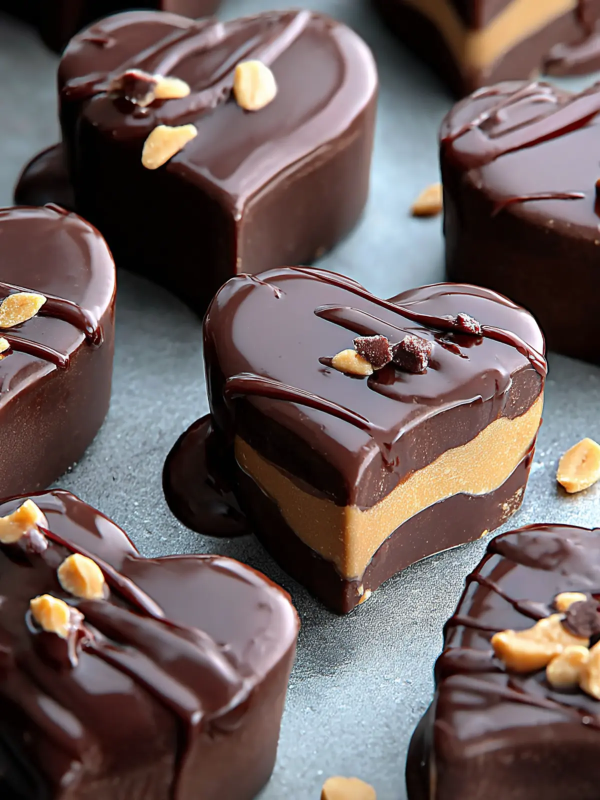 Irresistible Chocolate Peanut Butter Hearts Recipe to Love First Image