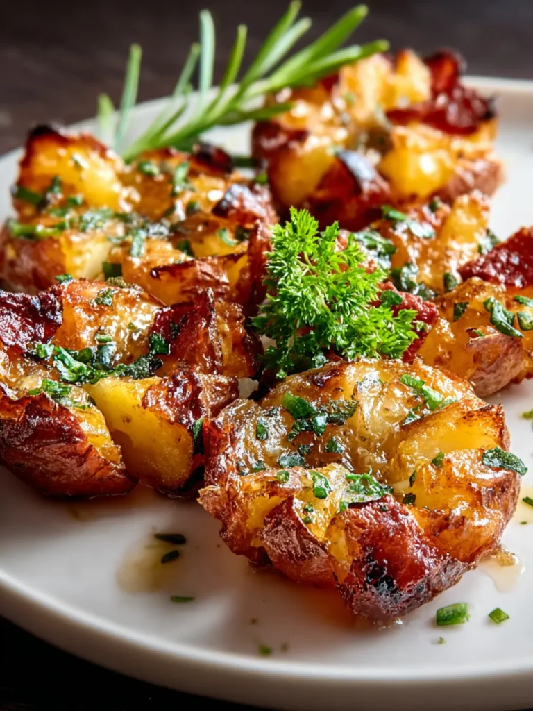 Irresistible Crispy Smashed Potatoes Recipe to Delight You First Image