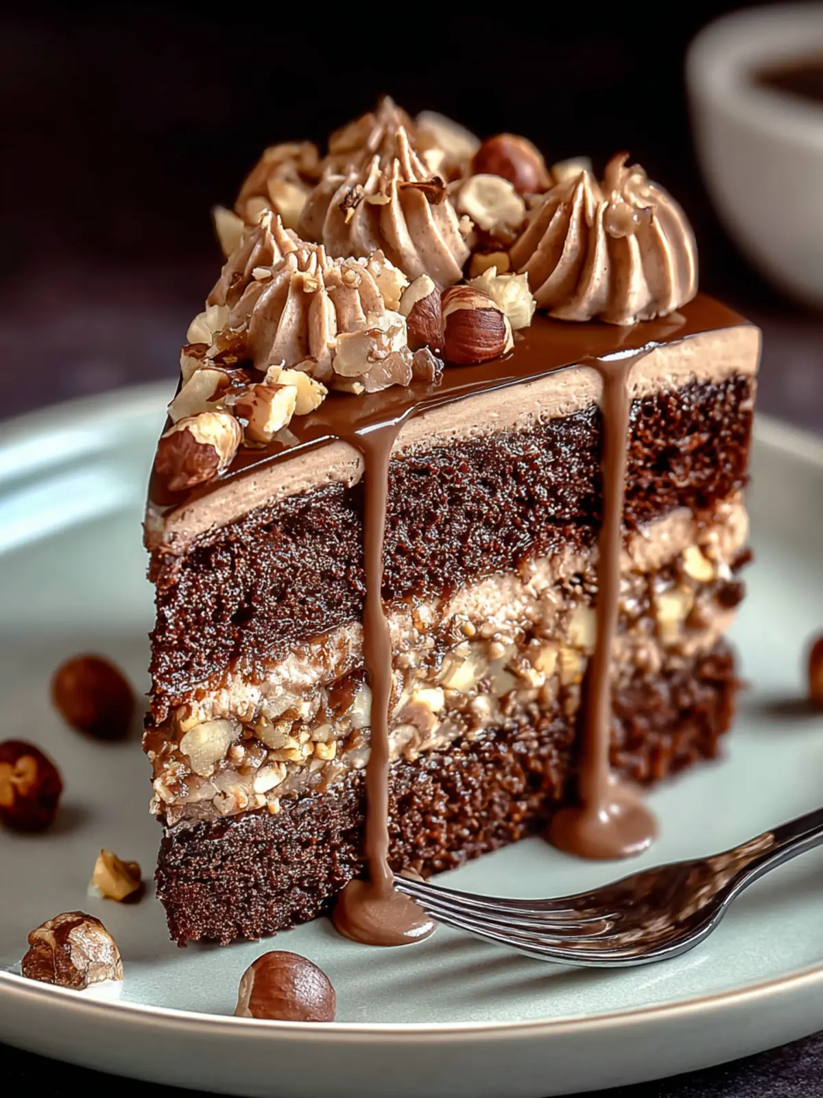 Irresistible Mocha Hazelnut Cake Recipe for Dessert Lovers First Image