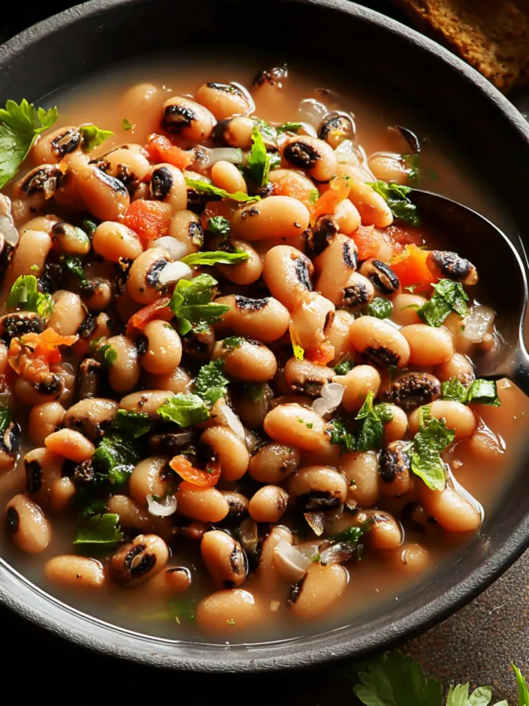 Magical Classic New Year Black Eyed Peas Recipe First Image