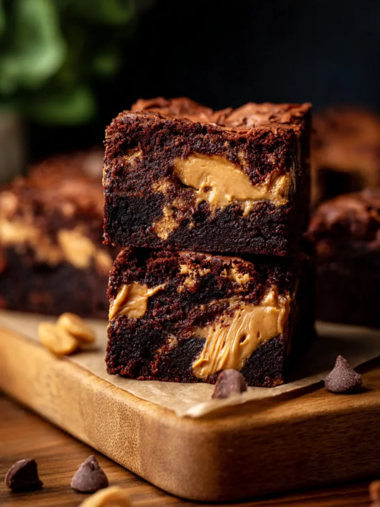 Peanut Butter Brownies First Image