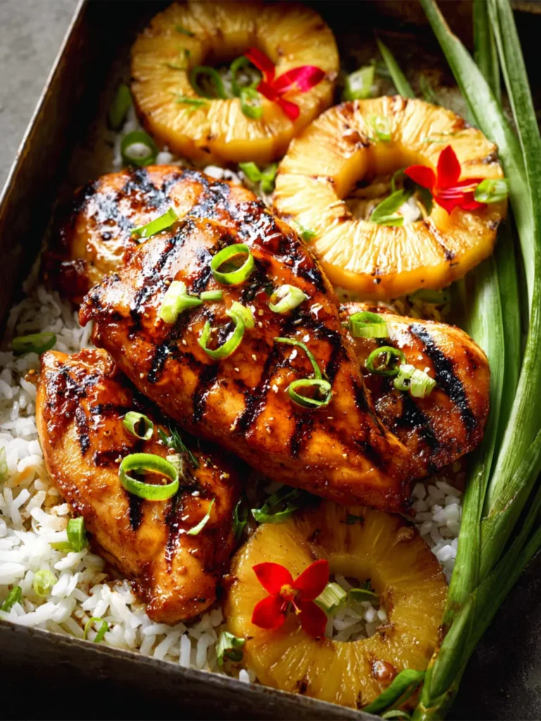 Pineapple Teriyaki Grilled Chicken First Image