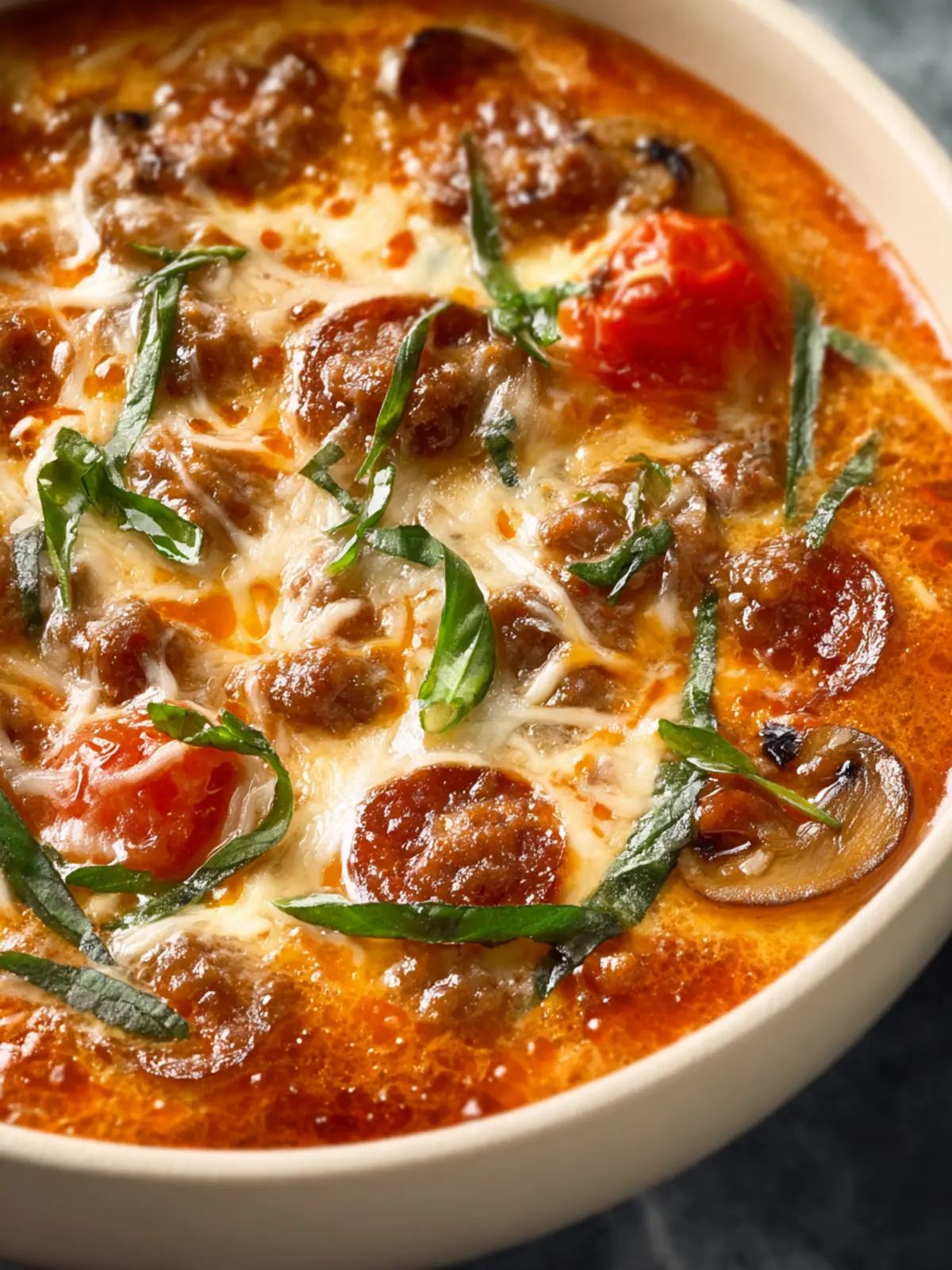 Pizza Soup Recipe First Image