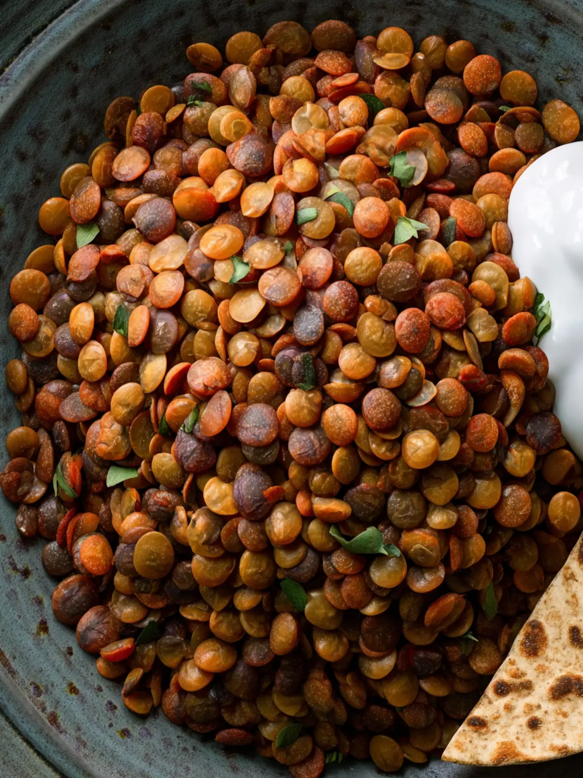 Seasoned Brown Lentils First Image