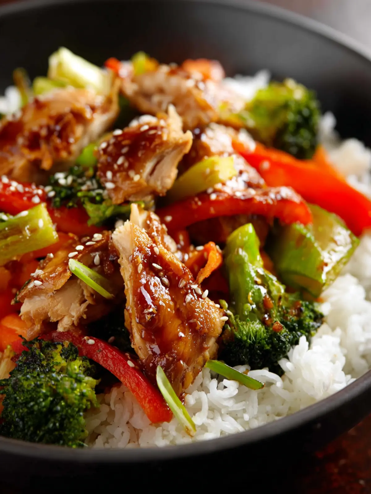 Slow Cooker Teriyaki Chicken and Stir Fry Veggies Recipe First Image