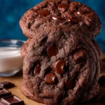 Triple Chocolate Cookies First Image