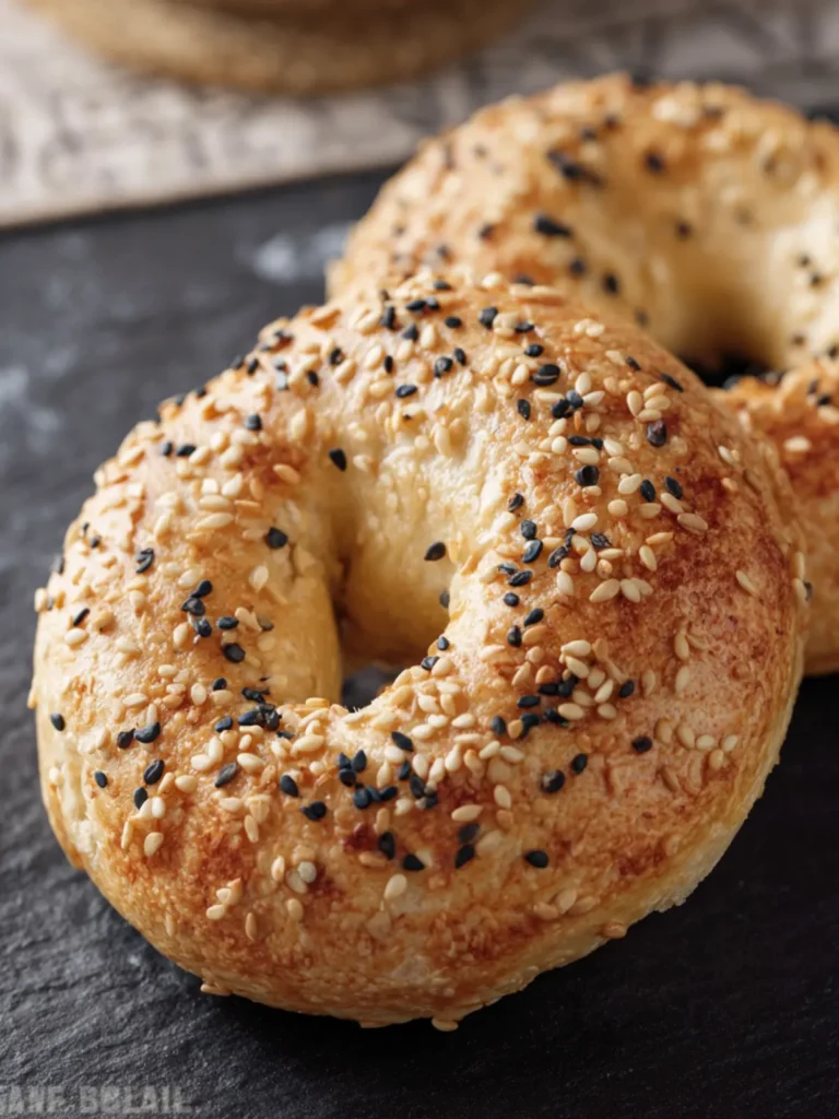 Air Fryer Two Ingredient Bagels (No Yeast) First Image