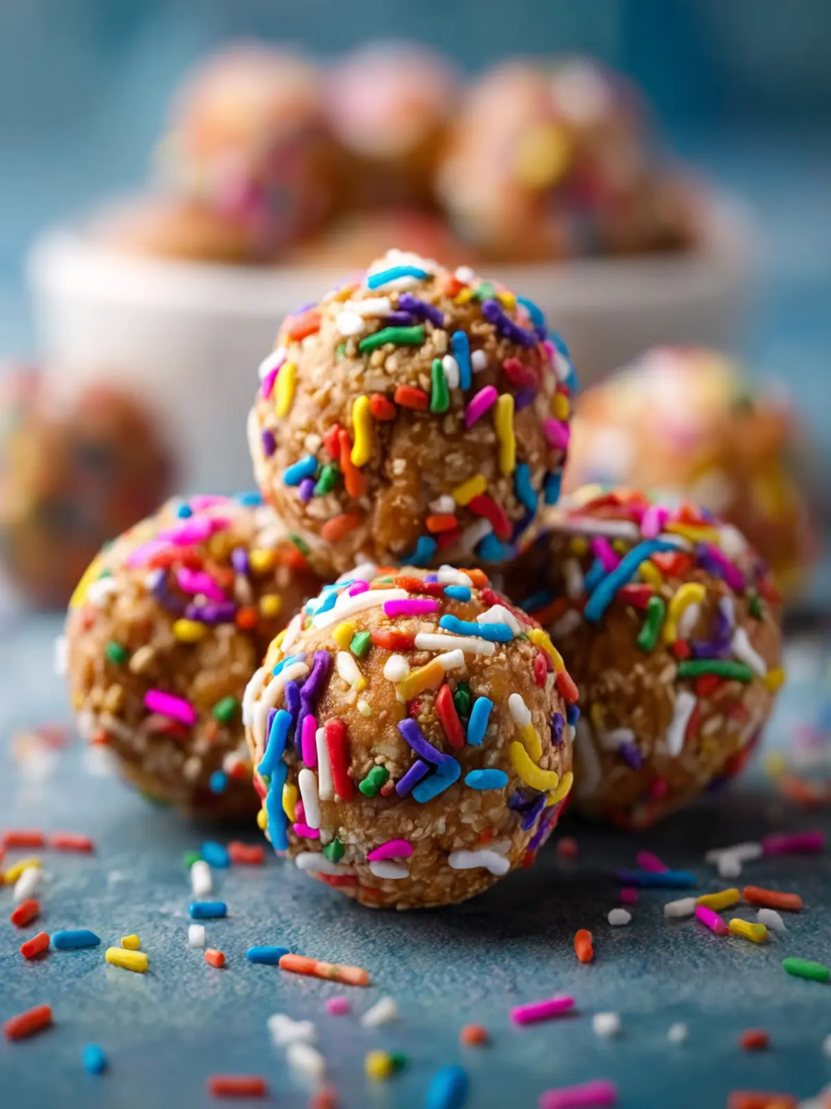 Birthday Cake Protein Balls First Image