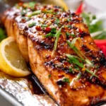 Brown Sugar Soy Sauce Salmon First Image