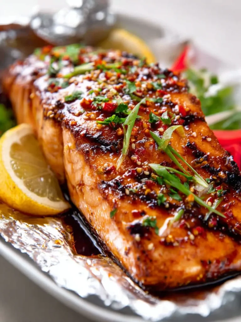Brown Sugar Soy Sauce Salmon First Image
