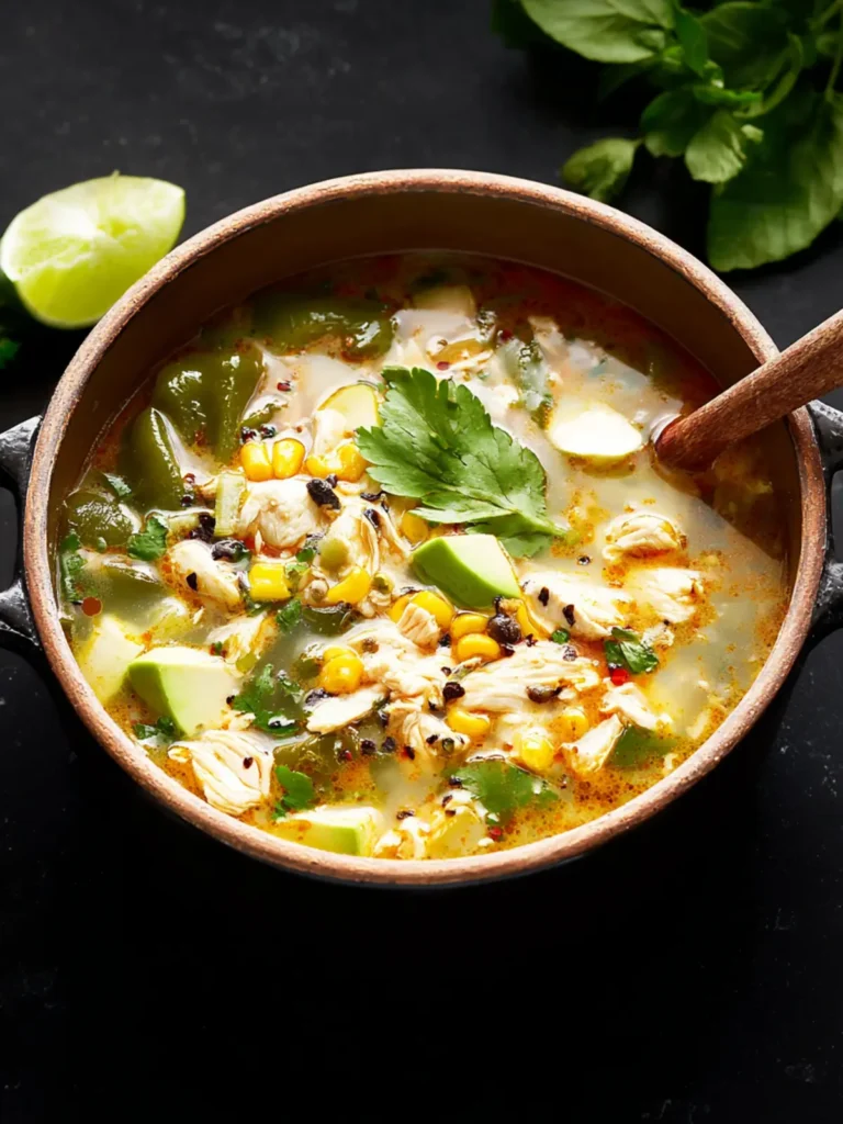 Chicken Poblano Soup First Image