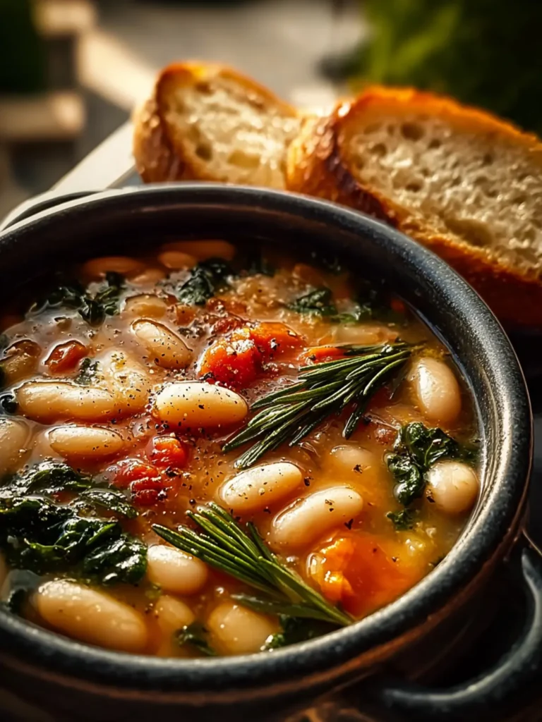 Easy Tuscan White Bean Soup First Image