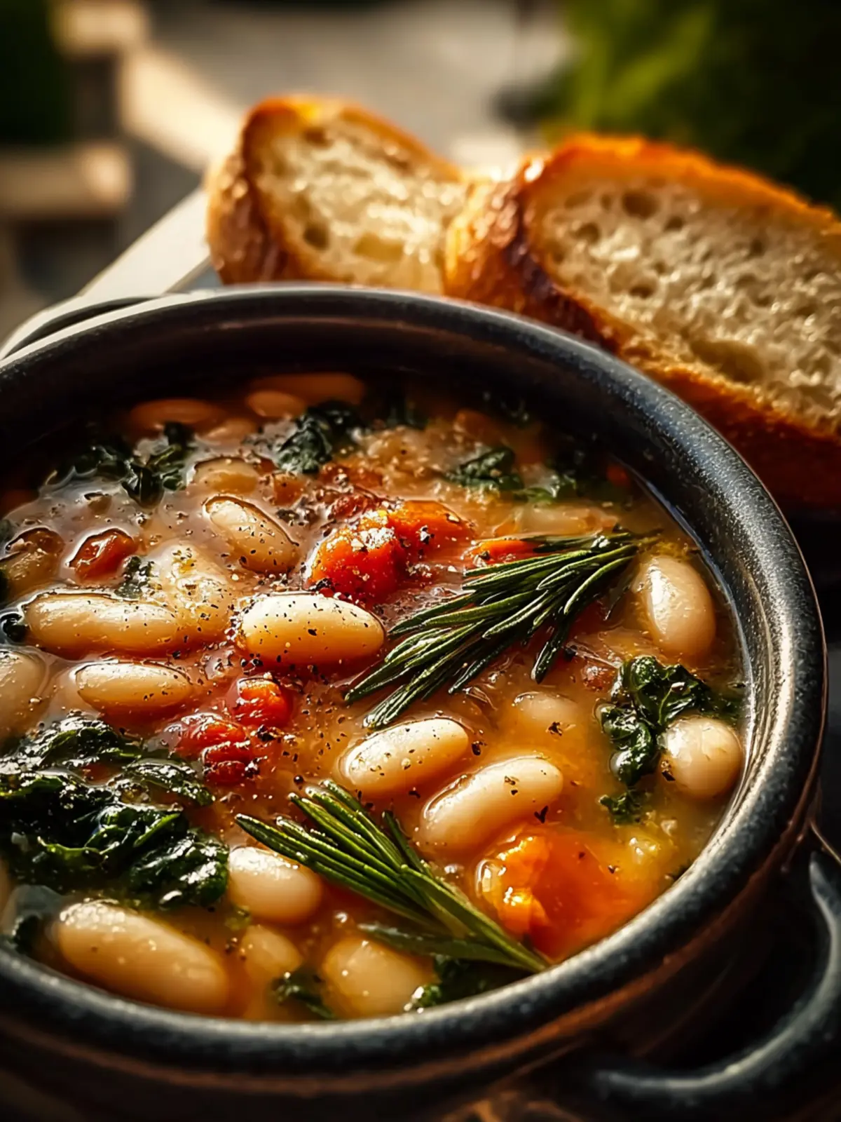 Easy Tuscan White Bean Soup First Image