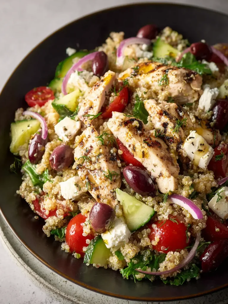 Mediterranean Chicken Quinoa Salad First Image