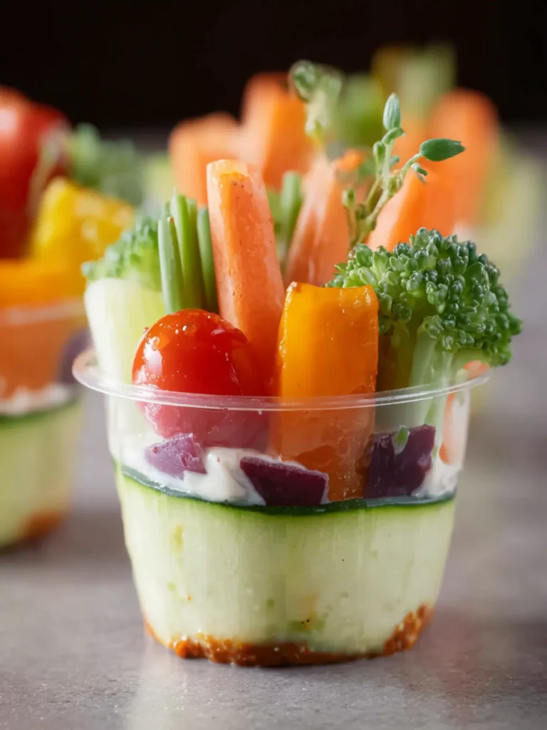 Mini Veggie Cups First Image