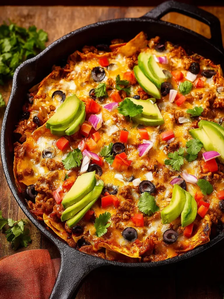 One Pan Enchilada Casserole First Image